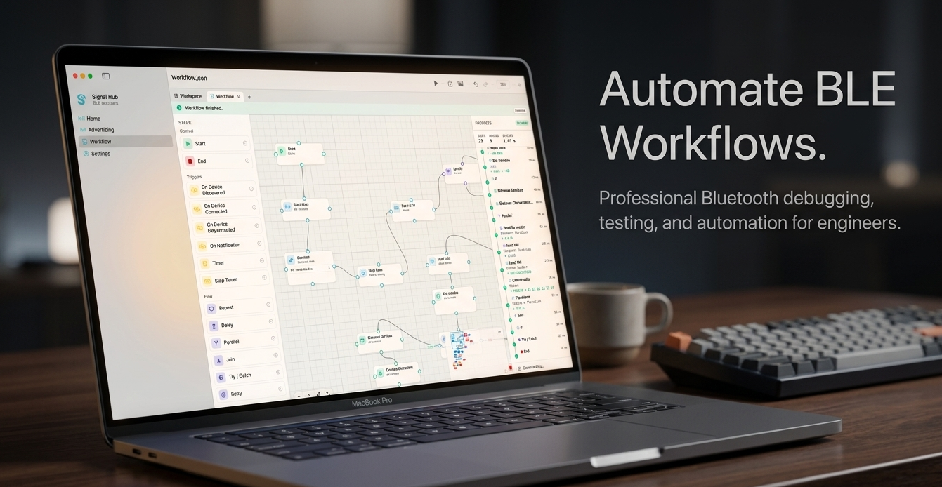 Signal Hub for Mac — the BLE workbench, reimagined